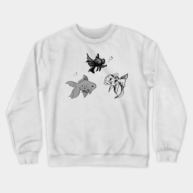 Goldfish Kagura Bachi Inspired Manga Anime Crewneck Sweatshirt by Tiny B's Tees